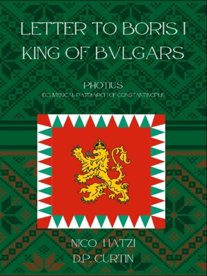cover image of Letter to Boris I, King of Bulgars